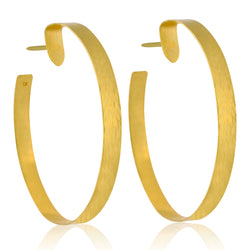 2-Inch Gold Hoops - 2021-E-015