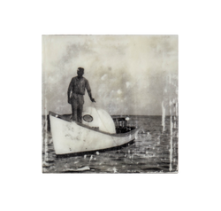 'Flats Fishing' Encaustic