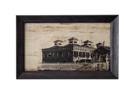 'Key West Naval Armory' Encaustic