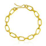 22K Gold Oval Link Bracelet