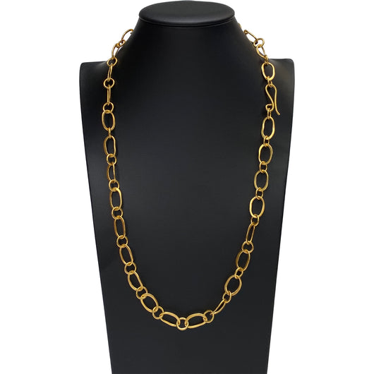 The Philippe Spencer Petite Oval Signature Link Necklace
