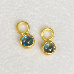Cabochon Color Sapphire Charms