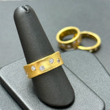 20K Gold & Diamond Band 2022-R-029